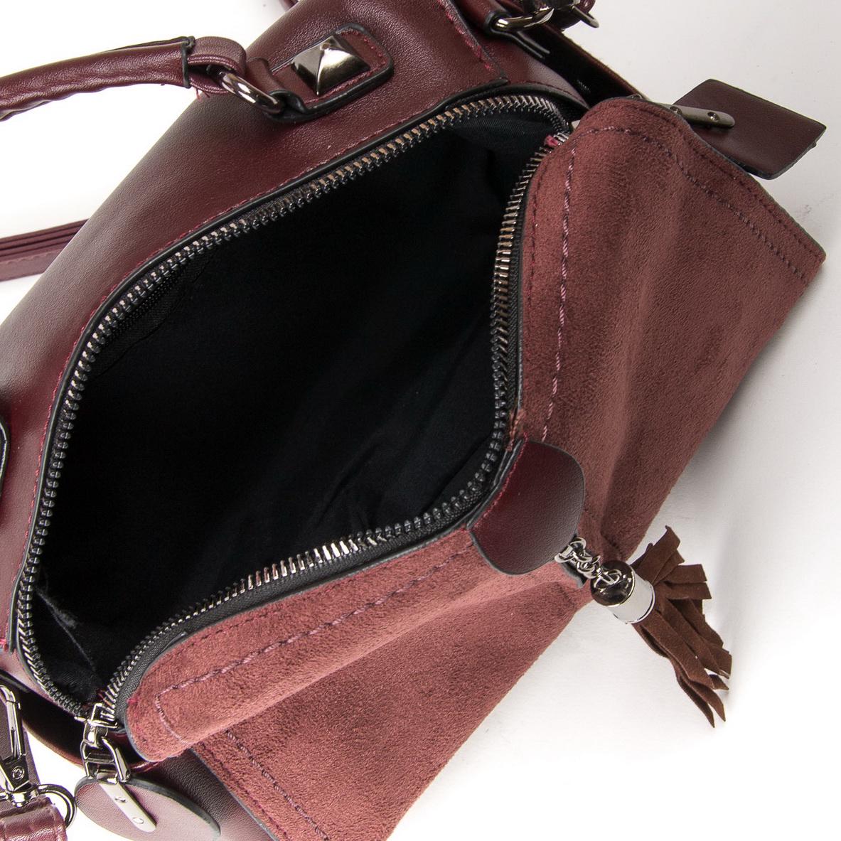 Женская модельная сумка из замша Fashion 53377 Кофейный - фото 4 Женская модельная сумка из замша Fashion 53377 Кофейный - фото 4