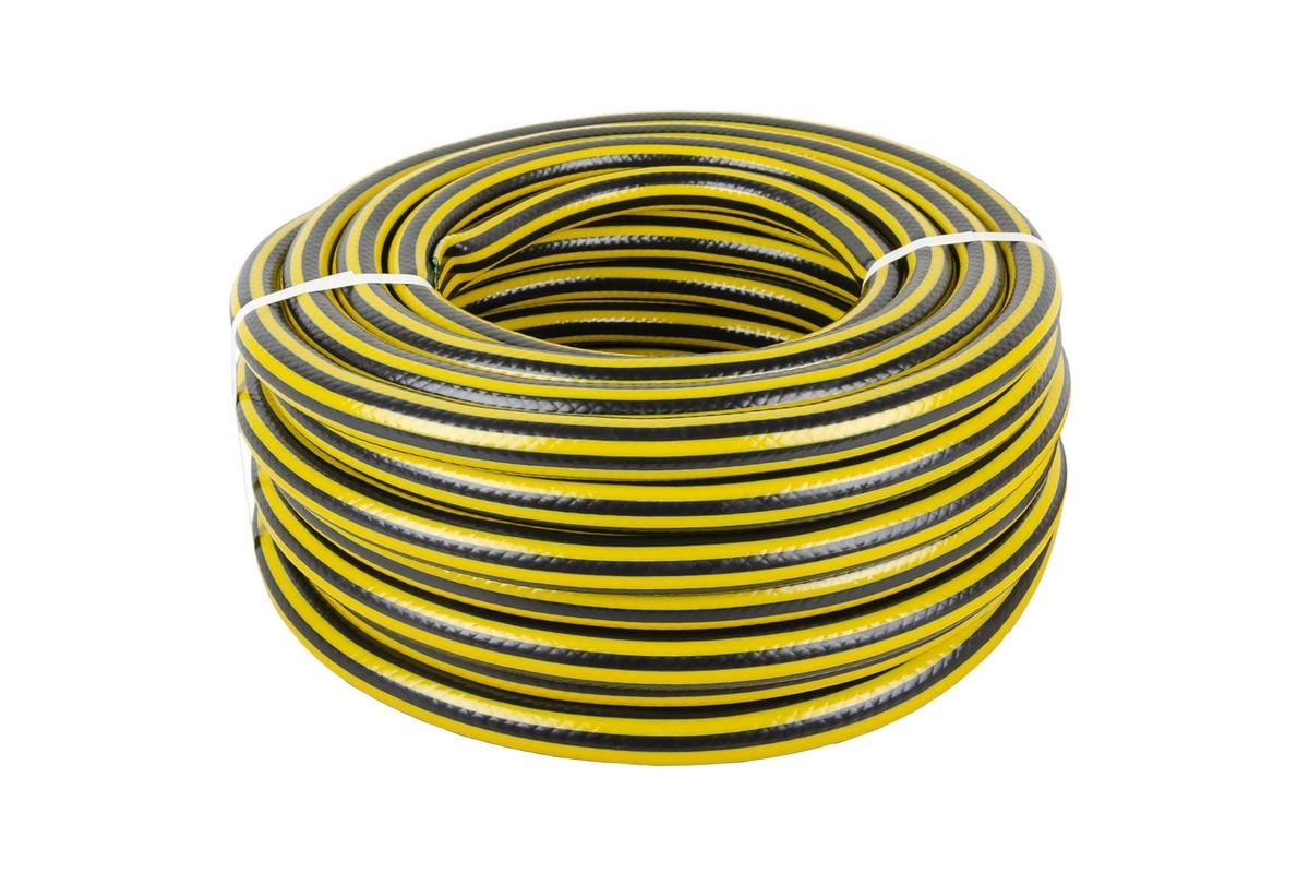 Шланг садовий для поливу MasterTool PCHELKA 3/4" 25 м Чорно-жовтий (92-1067)