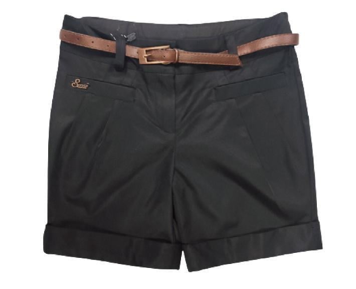 Шорты школьные для девочки Suzie АВРОРА 01 мемори cotton 158 см Черный (699701_158)