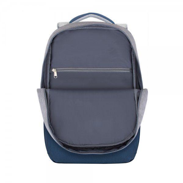 Рюкзак для ноутбука RivaCase Prater 7567 17,3" Grey/Dark Blue (1390622) - фото 9 Рюкзак для ноутбука RivaCase Prater 7567 17,3" Grey/Dark Blue (1390622) - фото 9