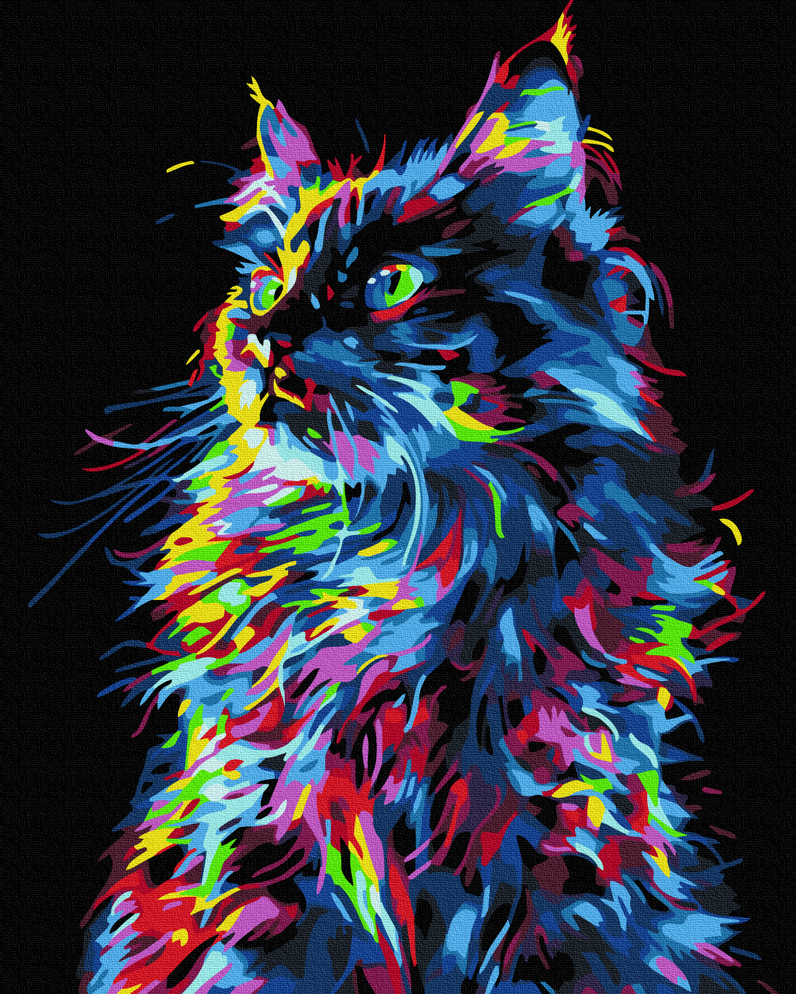 Картина за номерами Brushme Чарівний кіт 40x50 см (BSB0021) Картина за номерами Brushme Чарівний кіт 40x50 см (BSB0021)