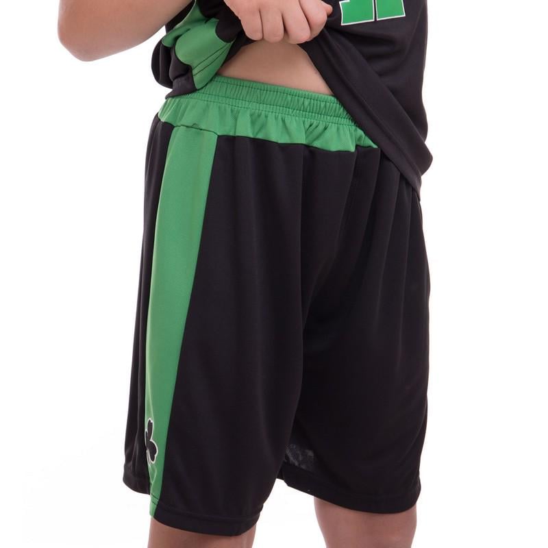 Форма баскетбольная подростковая NB-Sport NBA CELTICS 11 XL 13-16 лет Черно-зеленый(BA-0967) - фото 8