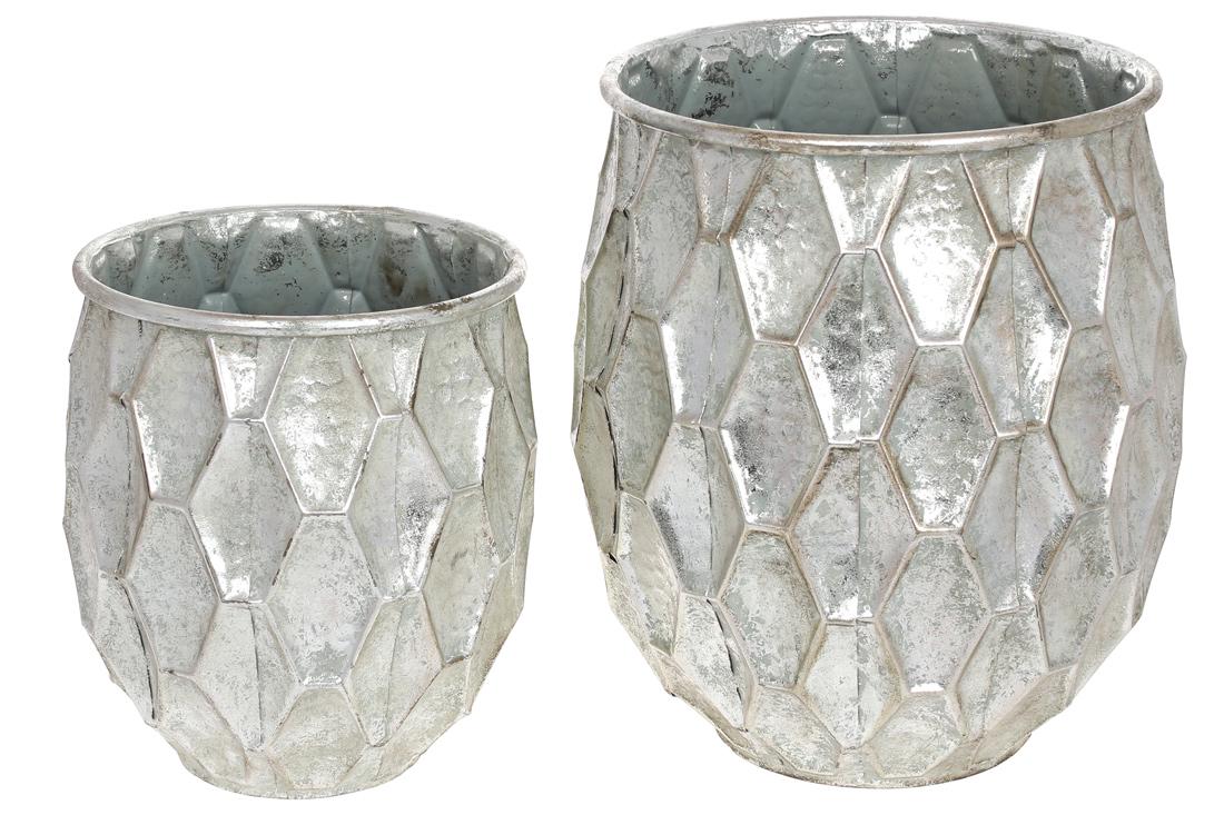 Набор металлических кашпо BonaDi 24 см и 31,5 см (589-241)