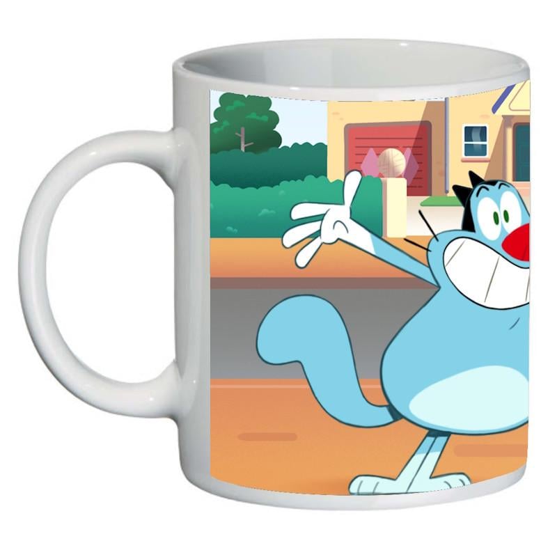 Чашка с принтом Оги и тараканы 005 (2356728107)