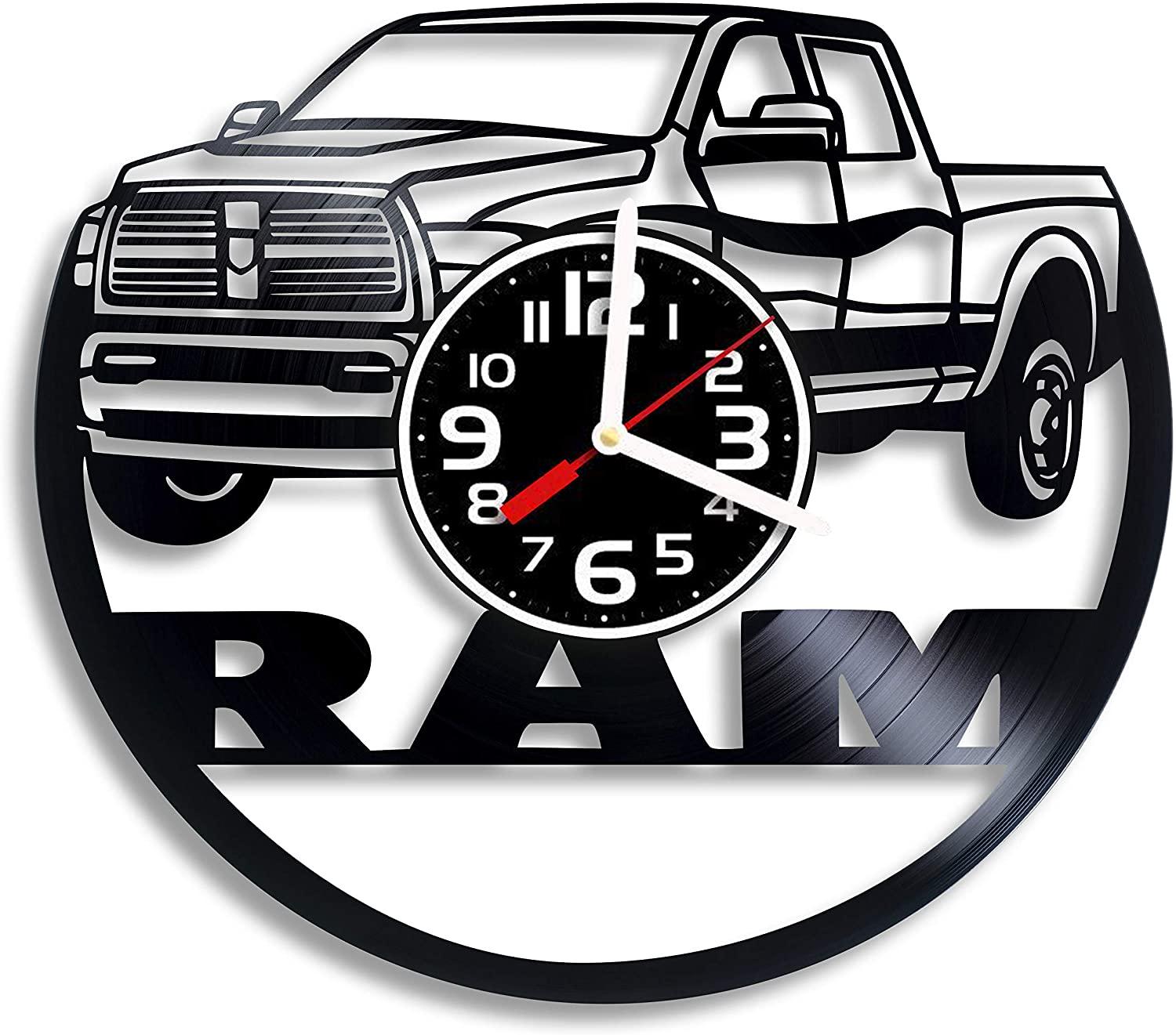 Часы настенные Ram pickup trucks 2485 из виниловой пластинки