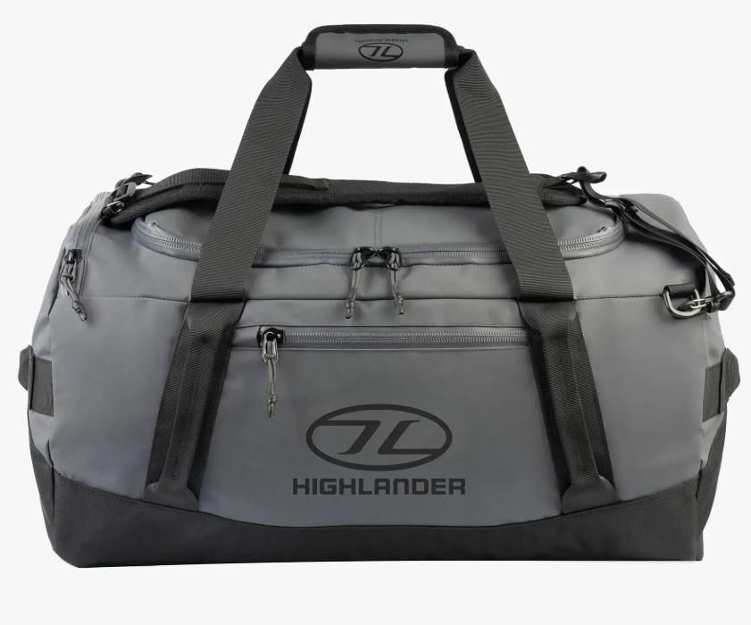 Сумка дорожная водозащитная Highlander Hauler Duffel 65 л Dark Grey (DB133-DGY)