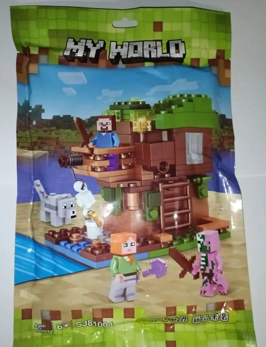 Конструктор minecraft база Стіва з фігурками 178 деталей (625) - фото 6 Конструктор minecraft база Стіва з фігурками 178 деталей (625) - фото 6