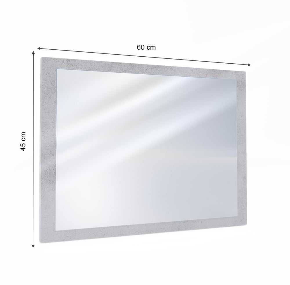 Зеркало для ванной Vicco 45x60 Бетон - фото 2 Зеркало для ванной Vicco 45x60 Бетон - фото 2