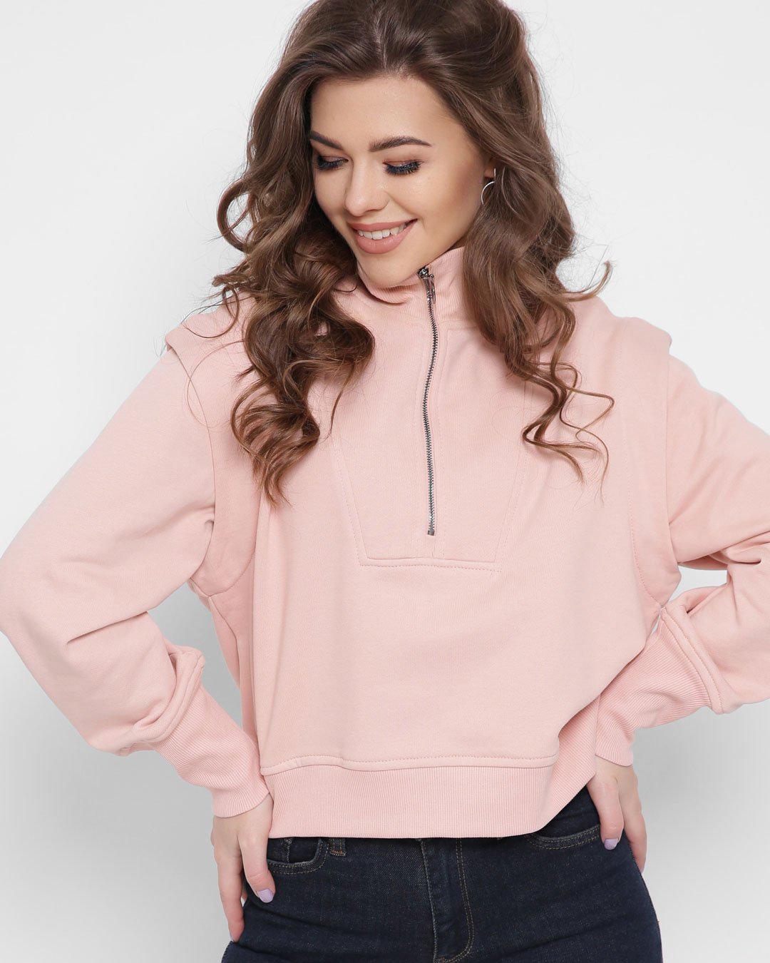 Світшот Carica 6609-27 L Персиковий (2000002406938) - фото 6 Світшот Carica 6609-27 L Персиковий (2000002406938) - фото 6