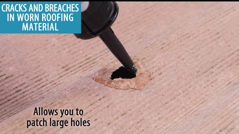 Герметик з пістолетом Fome Flex Aquastop каучуковий посилений волокнами 300 мл/12 шт. Прозорий (01-4-2-009-12) - фото 10