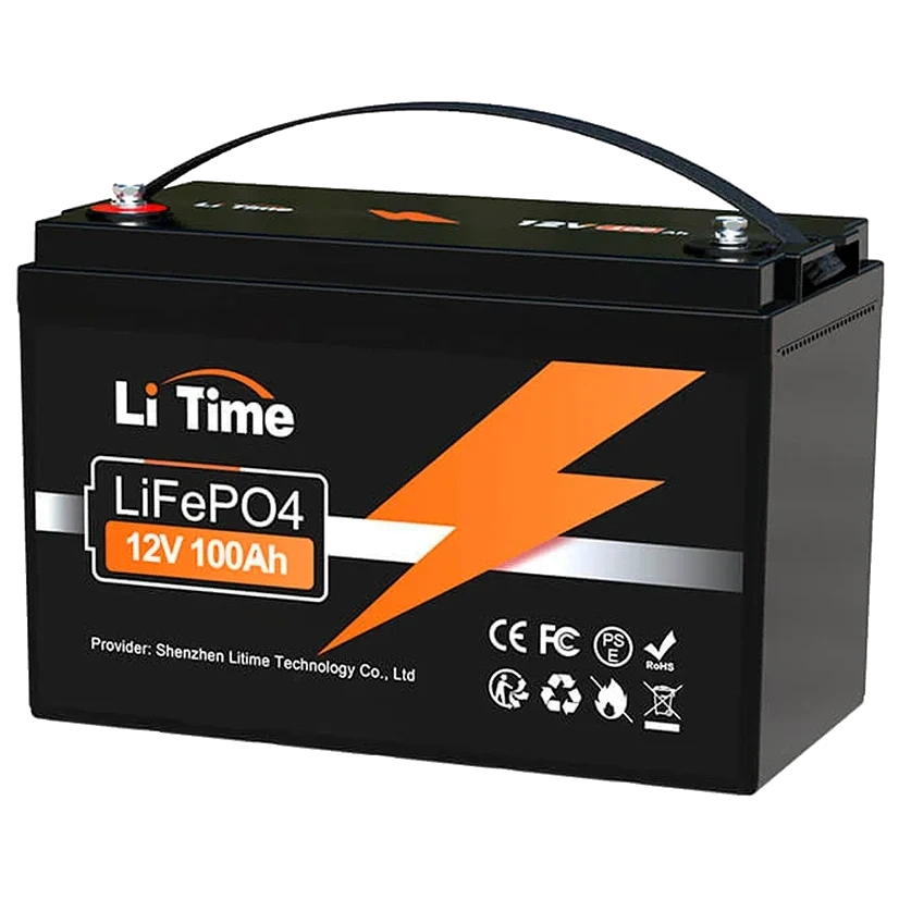 Батарея акумуляторна LiTime LiFePO4 12V 100Ah Bluetooth (2928078471) Батарея акумуляторна LiTime LiFePO4 12V 100Ah Bluetooth (2928078471)