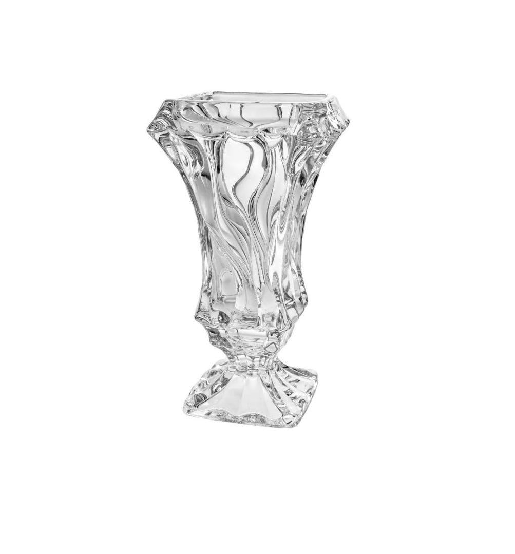 Ваза для цветов Bohemia Bamboo 30 см богемское стекло на ножке (0dc4dddd)