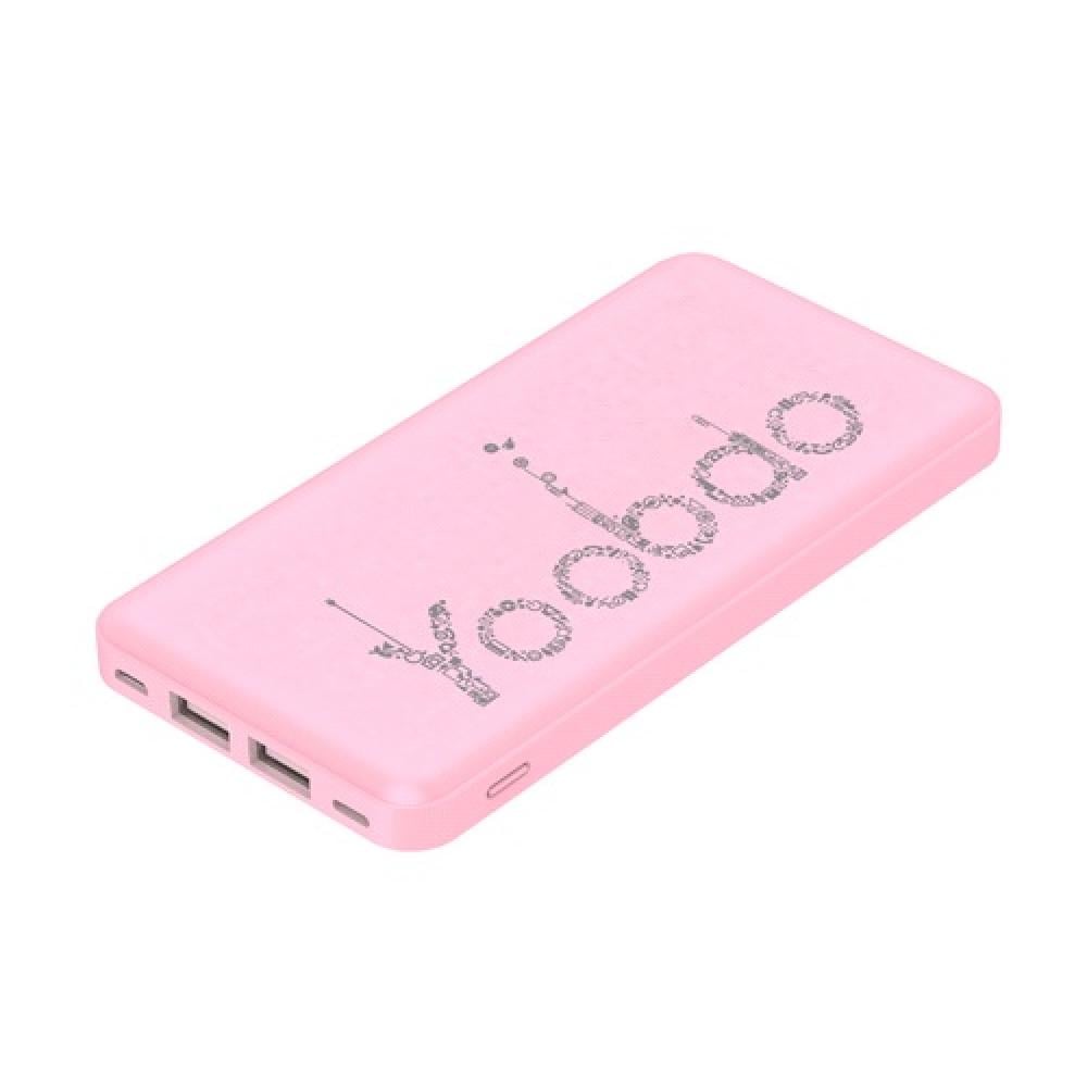 Повербанк Yoobao KJ03 10000 mAh Рожевий