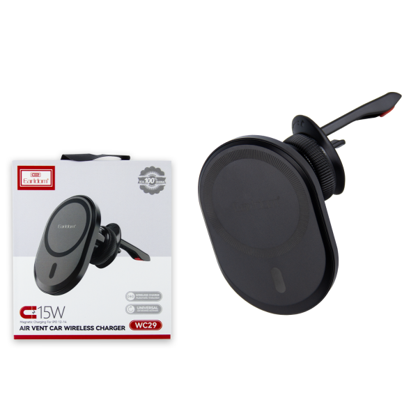 Тримач для телефонів у машину з бездротовою зарядкою Earldom ET-WC29 Тримач для телефонів у машину з бездротовою зарядкою Earldom ET-WC29