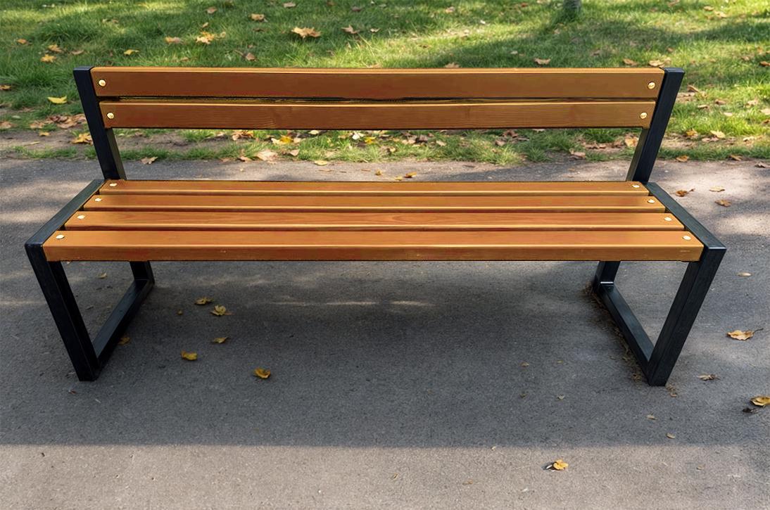 Скамейка садовая ТОБІ ШО Лофт Бенч со спинкой без подлокотников 1,5 м Дуб (25589113) - фото 2 Скамейка садовая ТОБІ ШО Лофт Бенч со спинкой без подлокотников 1,5 м Дуб (25589113) - фото 2