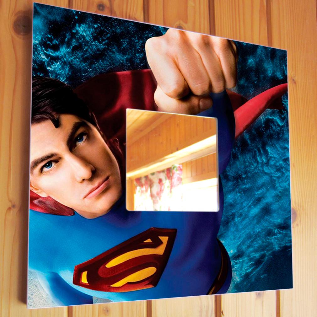 Зеркало декоративное Superman 260х260 мм (M00994)