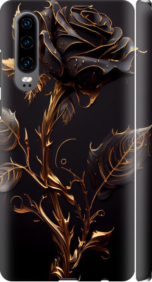 Чехол на Huawei P30 Роза 3 (5552m-1622-42517) Чехол на Huawei P30 Роза 3 (5552m-1622-42517)