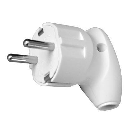 Вилка штепсельна кутова Neomax NX1005 з заземленням Білий (27848912) Вилка штепсельна кутова Neomax NX1005 з заземленням Білий (27848912)