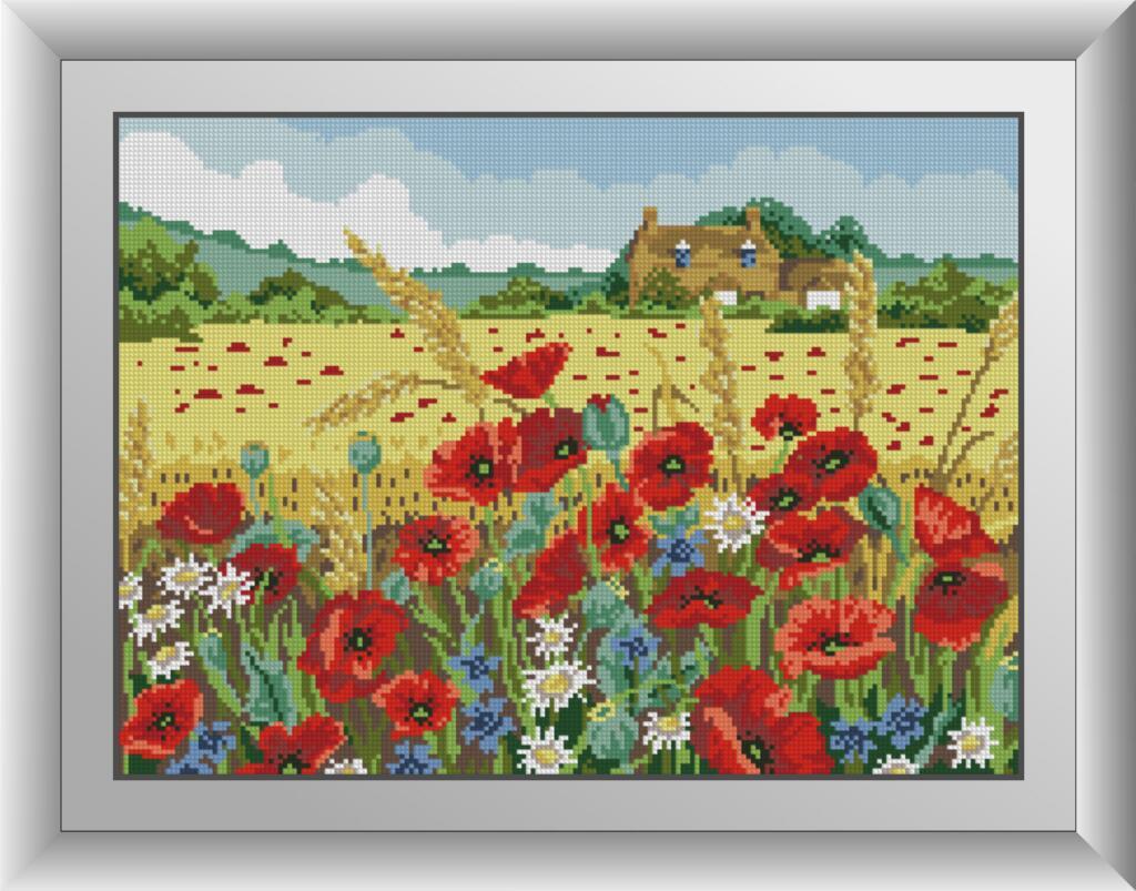 Алмазная мозаика Dream Art Полевые маки 35x48 см (DA.30398)