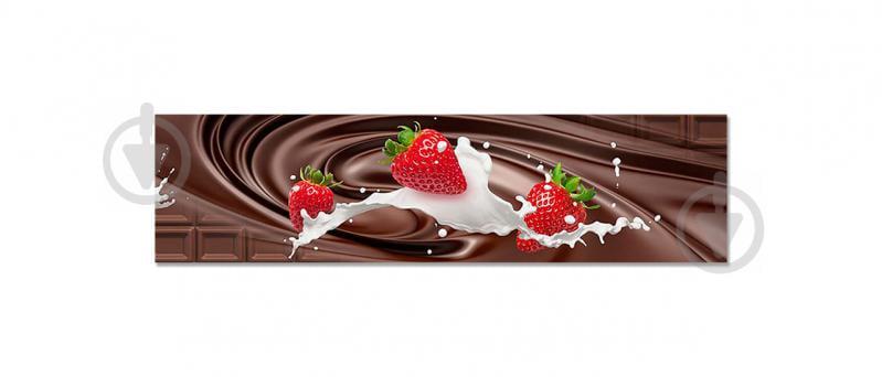 Наклейка вінілова фартух кухонний Zatarga "Полуниця і Шоколад" 650х2500 мм (Z181326/1) Наклейка вінілова фартух кухонний Zatarga "Полуниця і Шоколад" 650х2500 мм (Z181326/1)