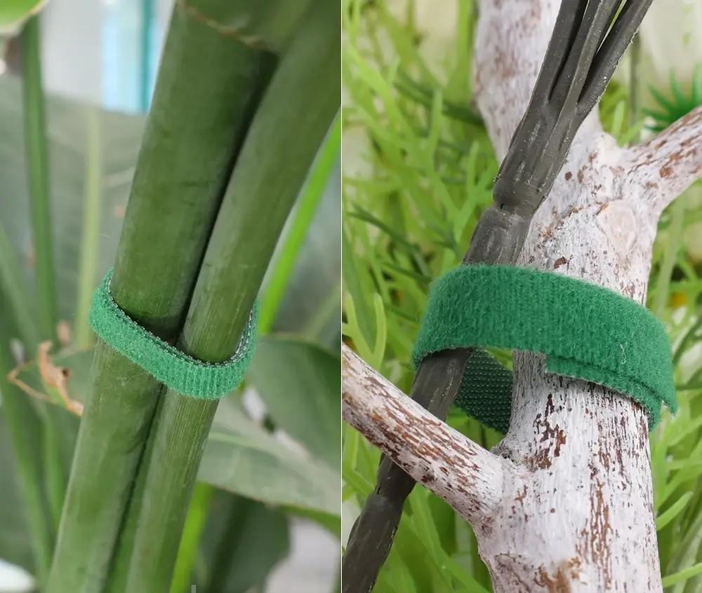 Стрічоки-липучки садові для підв'язки рослин 2 шт. по 5 м Зелений (Е050838-2) - фото 12