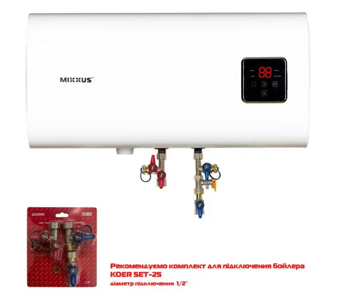 Водонагреватель MIXXUS EWH-14100 CUBE WET/Н 100 л 2 кВт Белый (WH0616) - фото 4