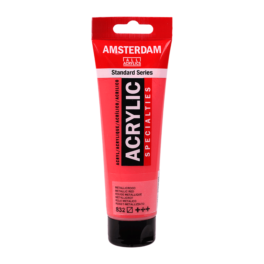 Акриловая краска Amsterdam Royal Talens 120 мл 832 Красный металлик (Az1-8712079533410)
