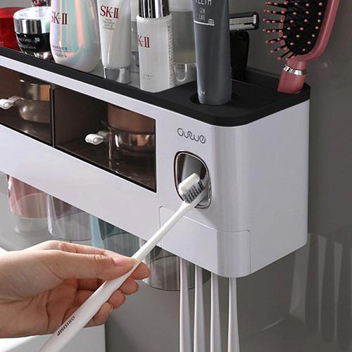 Диспенсер-полка A1910 для зубных принадлежностей с 4 стаканами (12378876) - фото 2 Диспенсер-полка A1910 для зубных принадлежностей с 4 стаканами (12378876) - фото 2