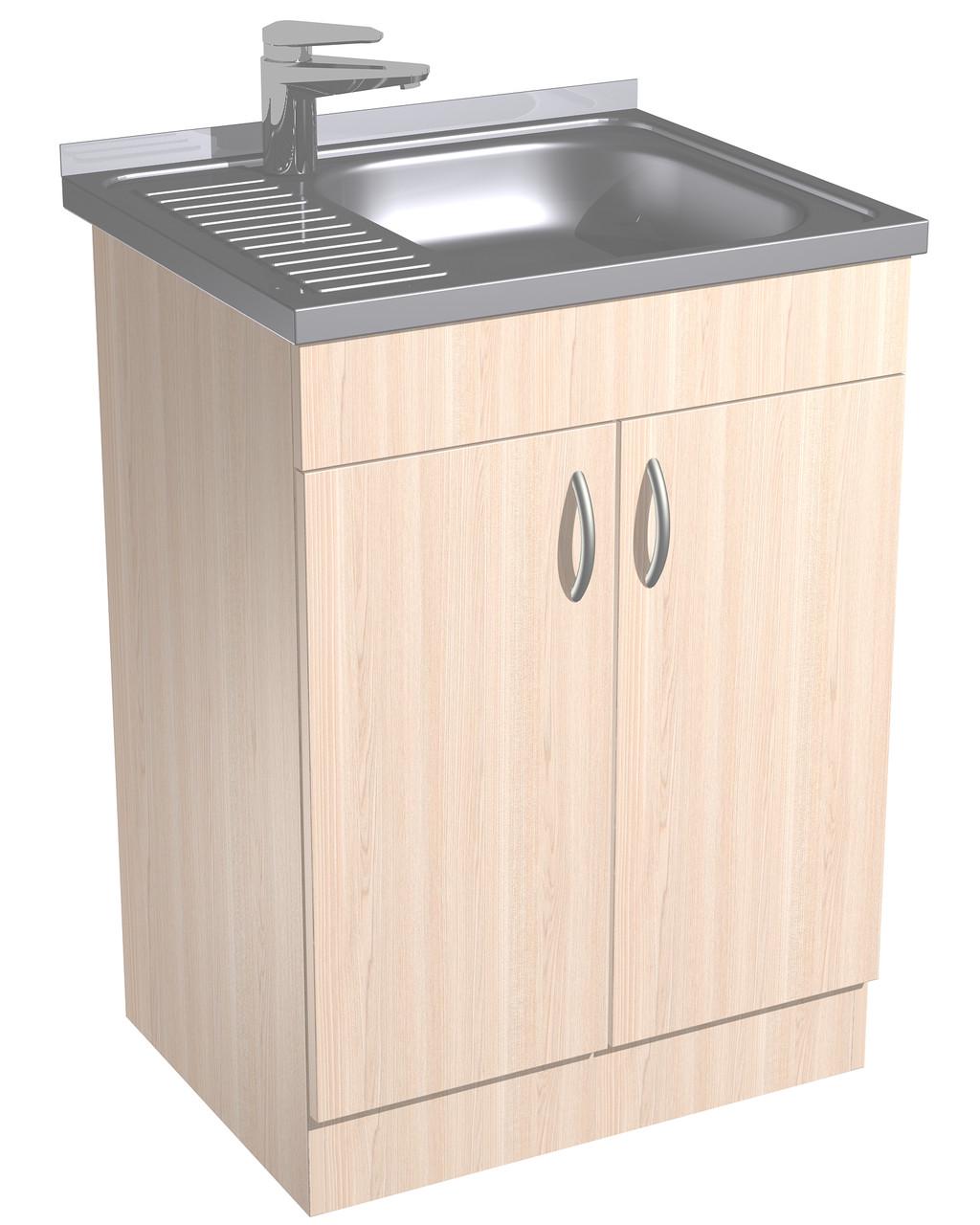 Тумба для кухни под мойку AVT без мойки 50х50 см Дуб молочный (AVT-ТММ-50) Тумба для кухни под мойку AVT без мойки 50х50 см Дуб молочный (AVT-ТММ-50)