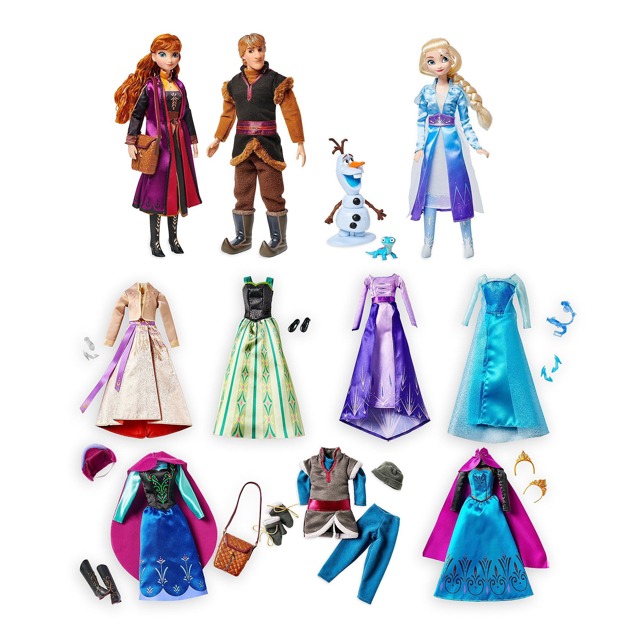 Ляльковий ігровий  набір  Фрозен Fashion Doll Ельза, Анна, Крістофф Холодне серце Disney