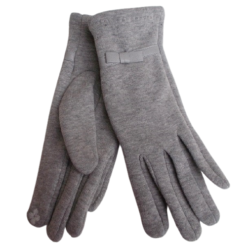 Перчатки сенсорные на флисе Anjela А8 р. 7,5 Серый (1402104443)