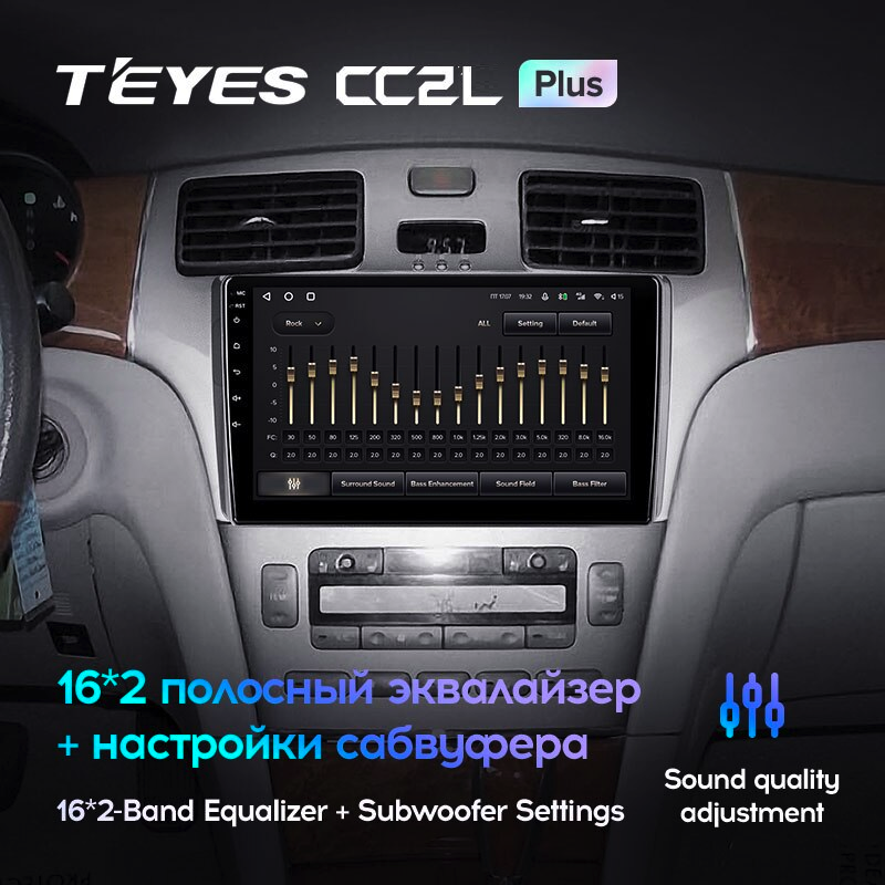 Автомагнитола штатная Teyes CC2L Plus 2/32 для Lexus ES300/ES 300/ES330/XV30/ES 330 2001-2006 Android (1800155639) - фото 4