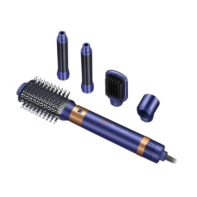 Фен-щетка стайлер VGR V-487 800 Вт 5 насадок Фиолетовый (31575511)