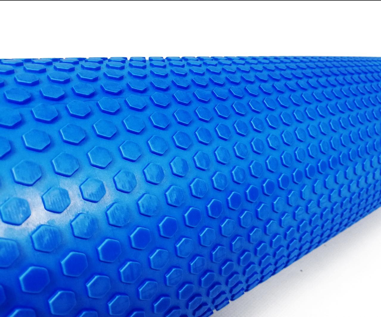 Ролер масажний EasyFit Foam Roller 45 см Синій - фото 3