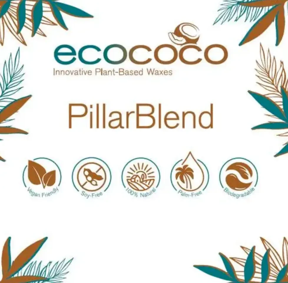 Віск кокосовий для виготовлення модлових свічок EcoCoco Pillar Pastilles 1 кг (KRS-ECO-1) - фото 3