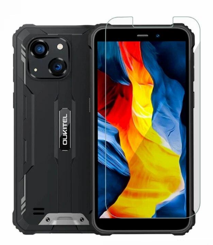 Закаленное защитное стекло на Oukitel WP32 / Прозрачное