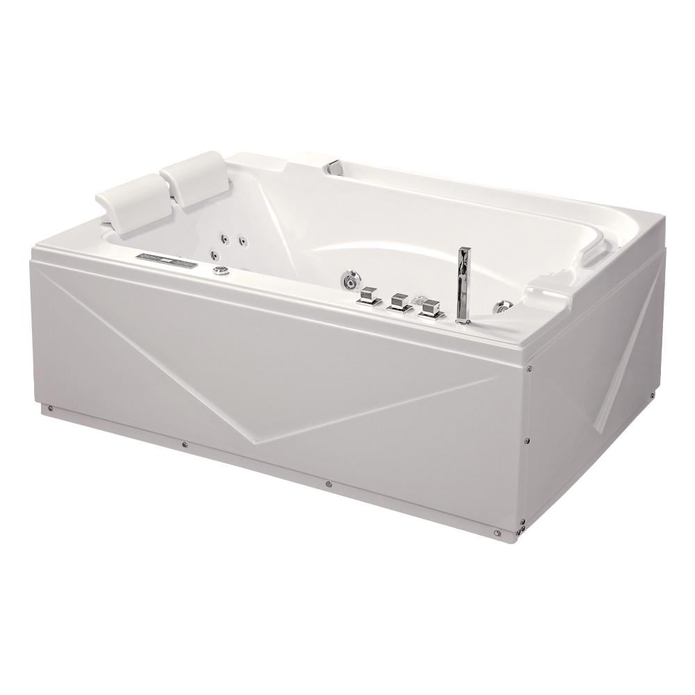 Ванна акриловая Iris с гидромассажем и аэромассажем TLP-680 new 170х120х67 см
