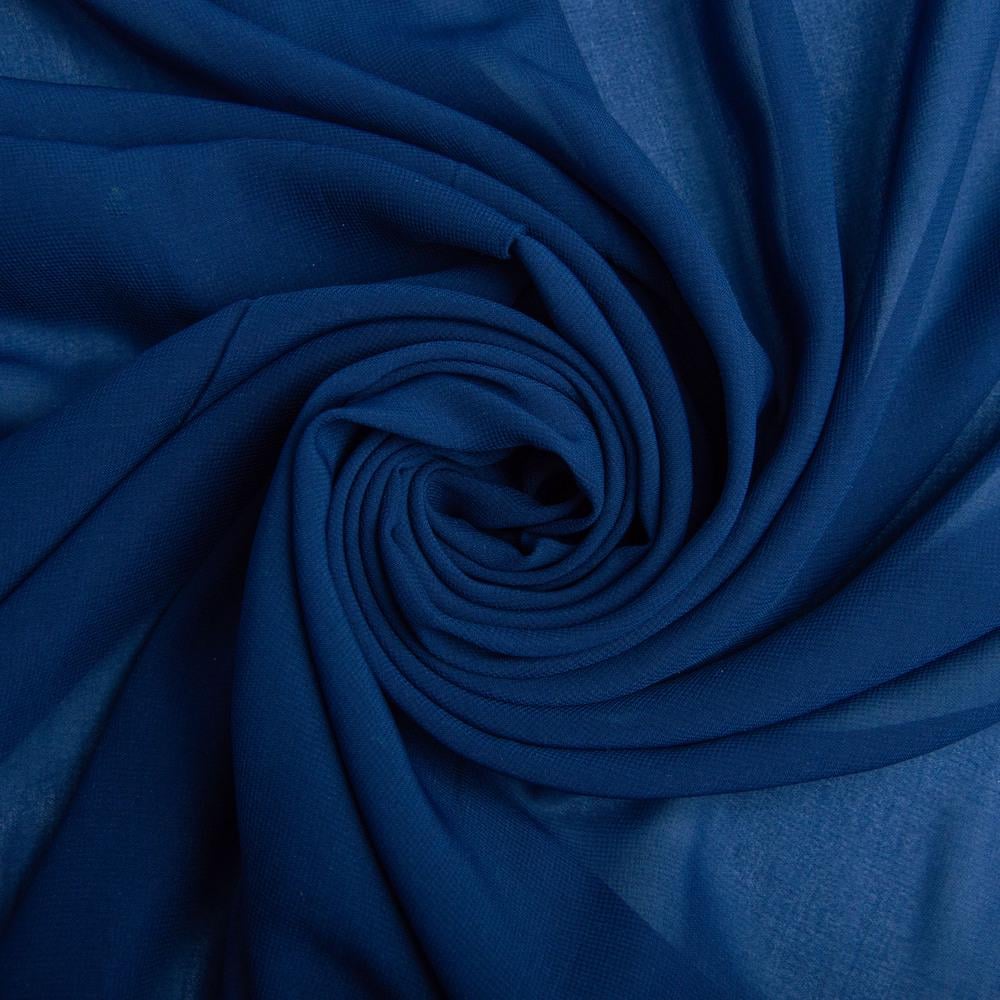 Шифон плательний Sheila Синій (25148)