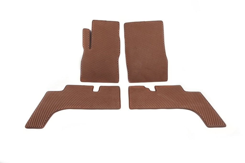Автоковрики Digital Designs для Toyota Land Cruiser 80 J8 1990-1998 г. 4 шт. Коричневый (1586574909)