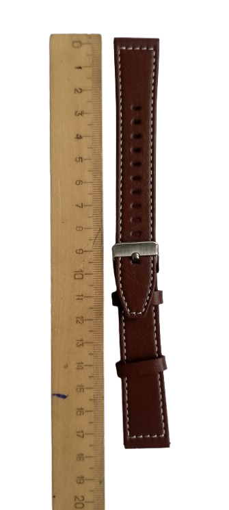 Ремешок для часов экокожа 175х20 мм Dark Brown (3787)) - фото 3