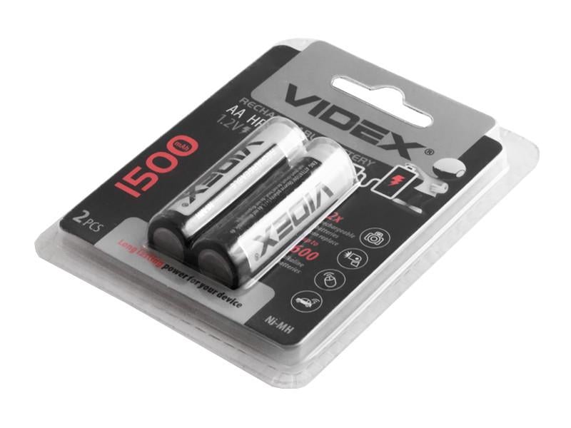 Акумулятор Videx AA / HR6 1500mAh 2 шт Акумулятор Videx AA / HR6 1500mAh 2 шт