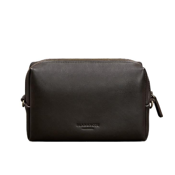 Косметичка-несесер шкіряна 3.0 Краст Темно-коричневий (A-027196)