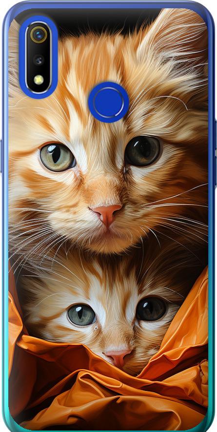 Чохол на Realme 3 Котики 2 (5664u-1869-42517)