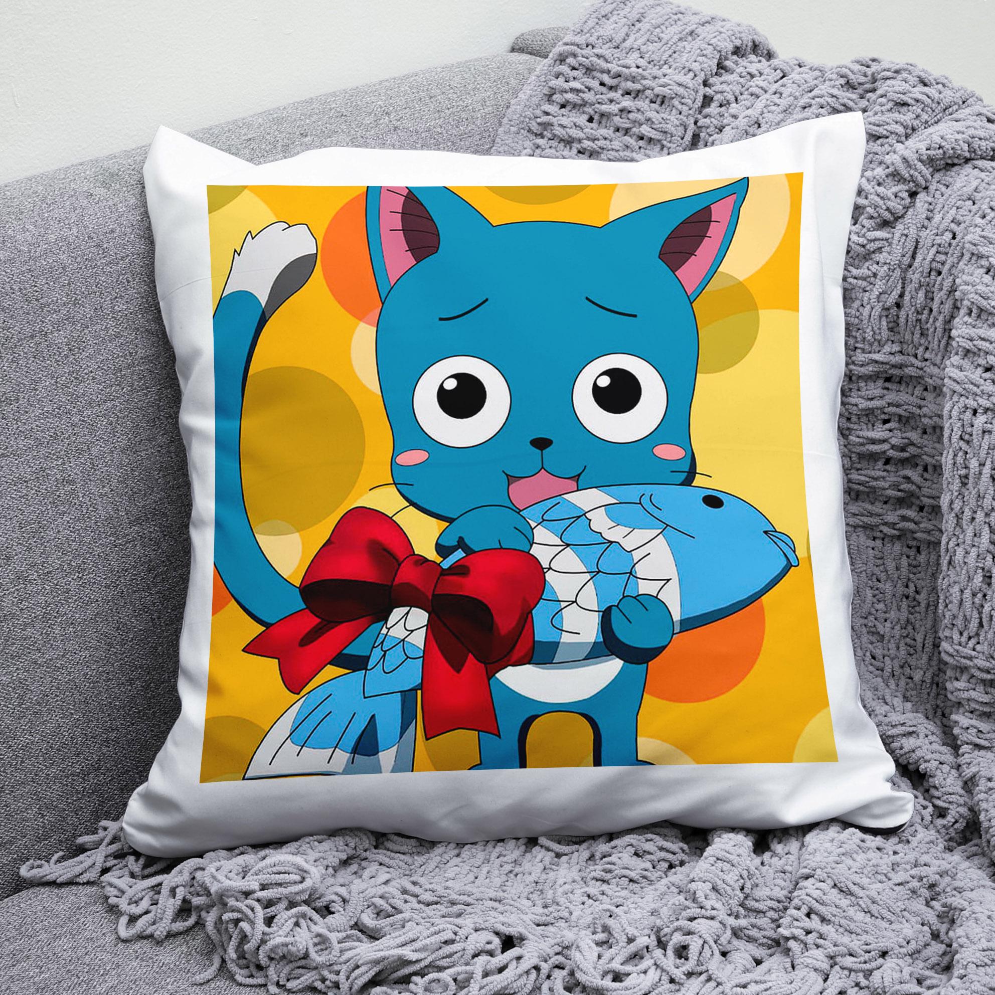 Плюшевая подушка квадрат с принтом аниме Fairy Tail "2