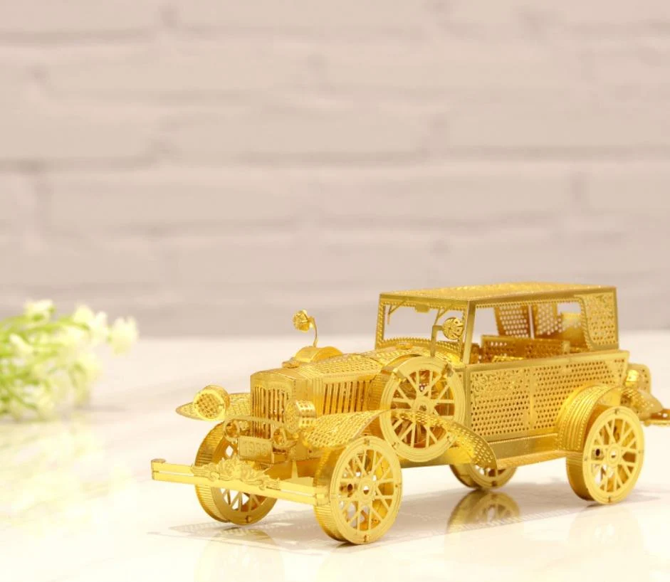 Колекційна модель PIECECOOL CLASSIC CAR VERSION P042-G Gold - фото 4