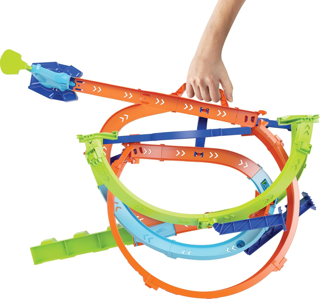 Игрушечный трек Hot Wheels Cycloneс Петля Испытания Гиперпетли (HTK16) - фото 4