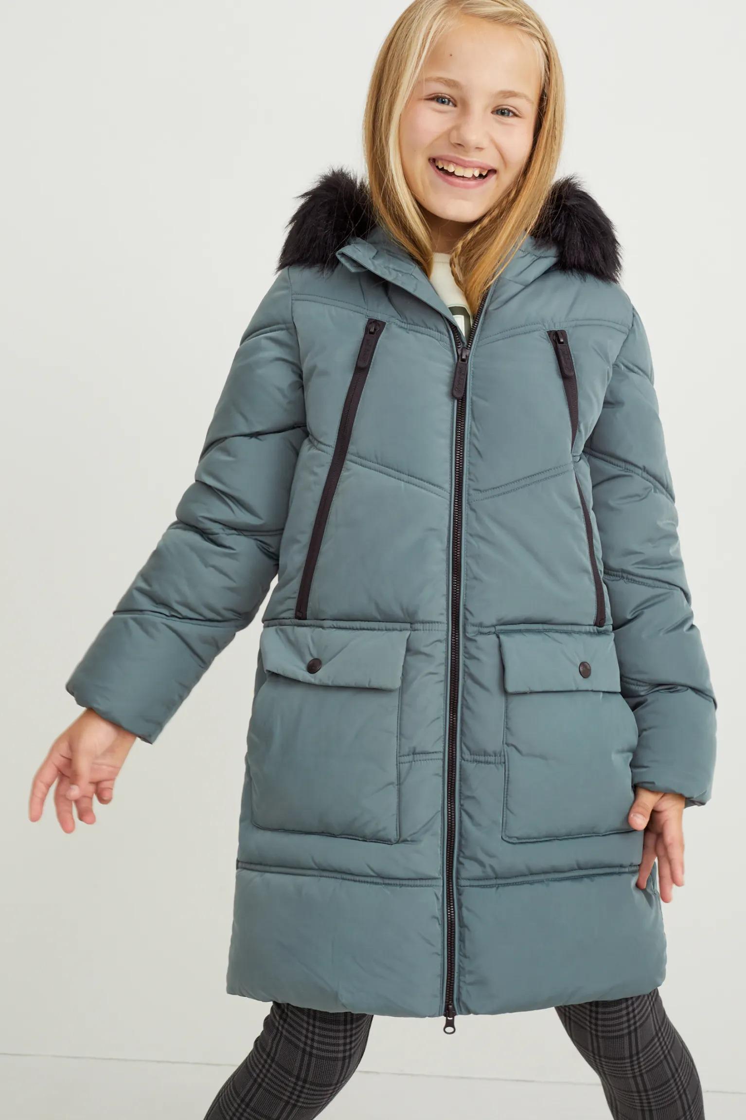 Куртка зимняя для девочки C&A 152 см Green (2171155)