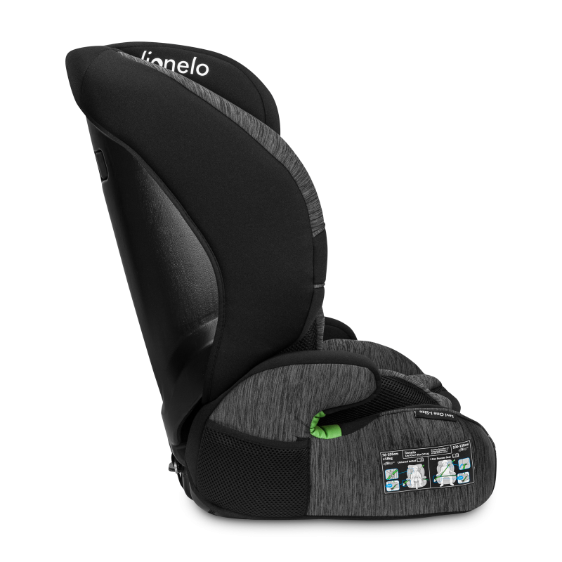 Автокрісло дитяче Lionelo Levi One I-Size Black/Grey - фото 3