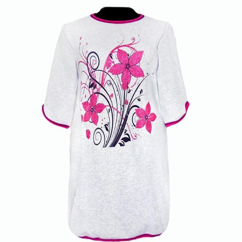 Туніка жіноча з начосом 152 Ведмедик р. 44/46 Сірий (1773558370)