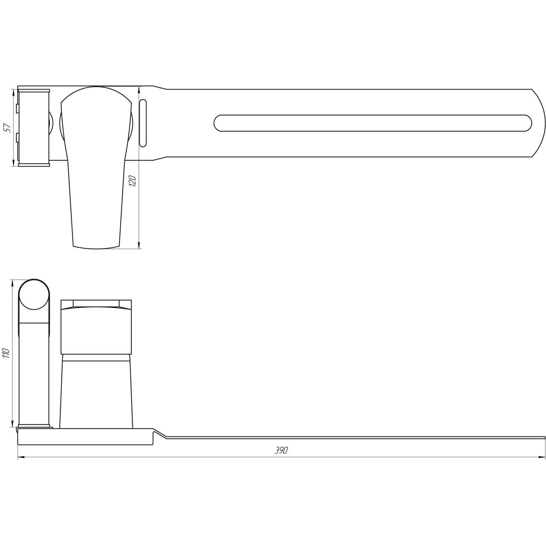 Змішувач для біде Globus Lux QUEENSLAND GLQU-0206 (GSR-000014918) - фото 4